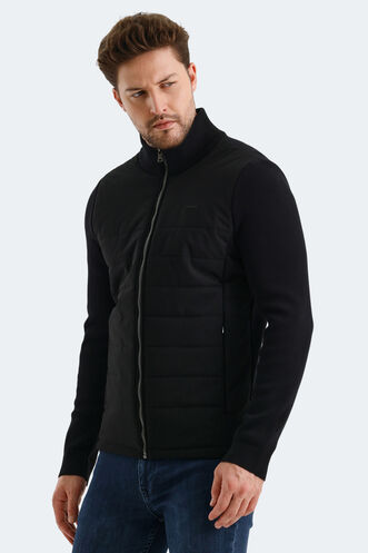 Slazenger BULLS Men's Coat & Jacket Black - Thumbnail