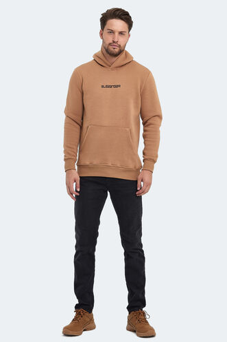 Slazenger BUSTER Erkek Sweatshirt Bej - Thumbnail