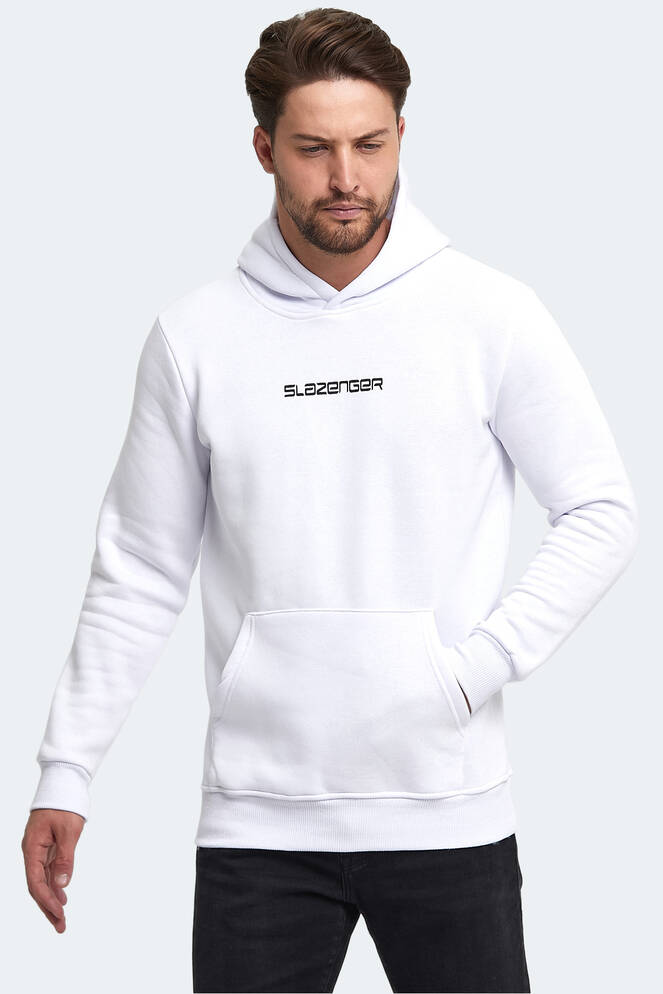 Slazenger BUSTER Erkek Sweatshirt Beyaz