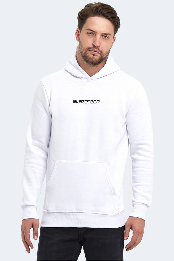 Slazenger BUSTER Erkek Sweatshirt Beyaz