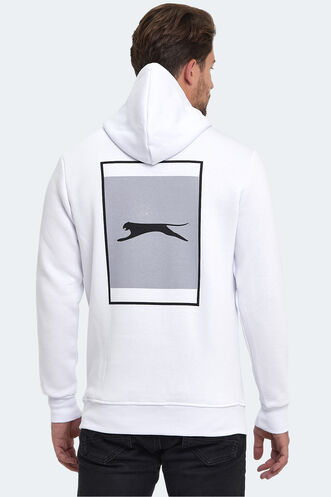 Slazenger BUSTER Erkek Sweatshirt Beyaz - Thumbnail