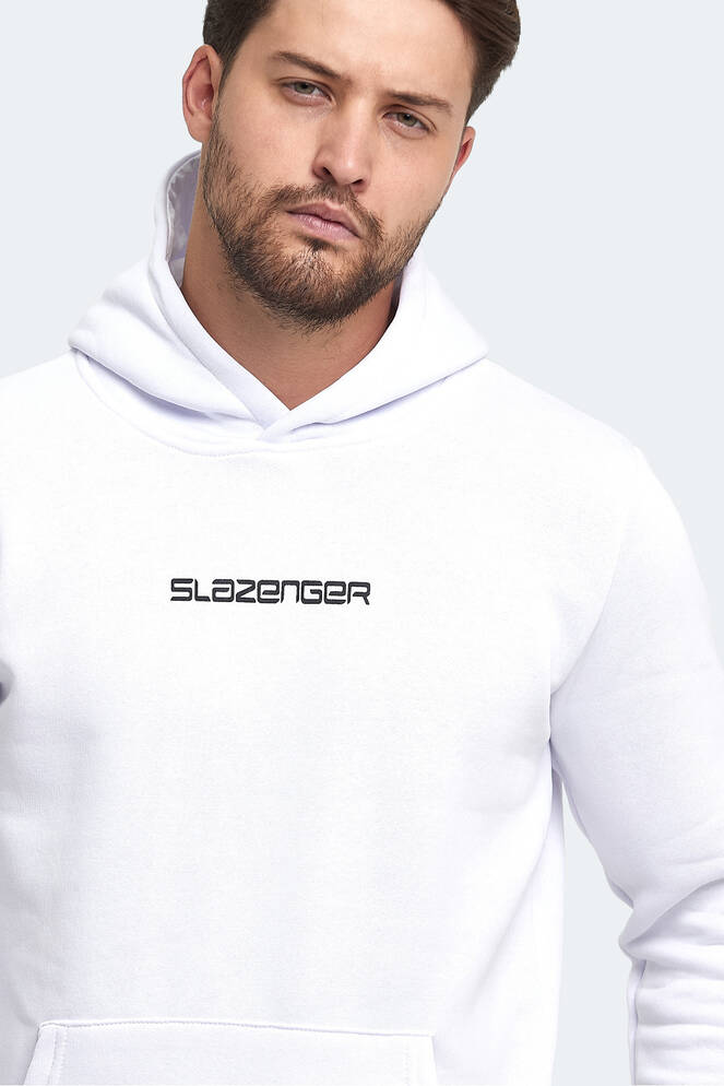 Slazenger BUSTER Erkek Sweatshirt Beyaz