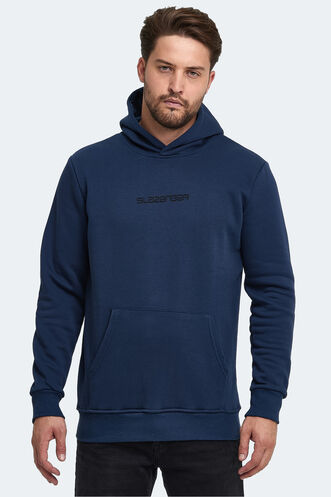 Slazenger BUSTER Erkek Sweatshirt Indigo - Thumbnail