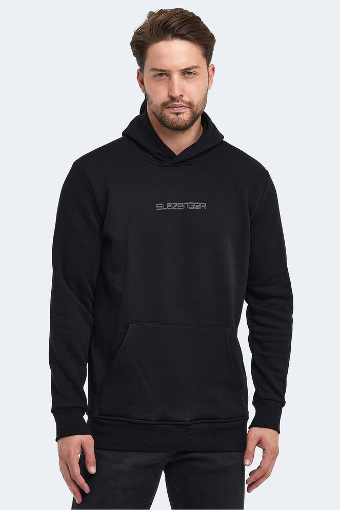 Slazenger BUSTER Erkek Sweatshirt Siyah