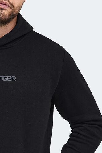 Slazenger BUSTER Erkek Sweatshirt Siyah - Thumbnail