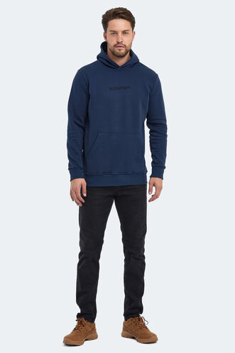 Slazenger BUSTER Men's Sweatshirt Indigo - Thumbnail