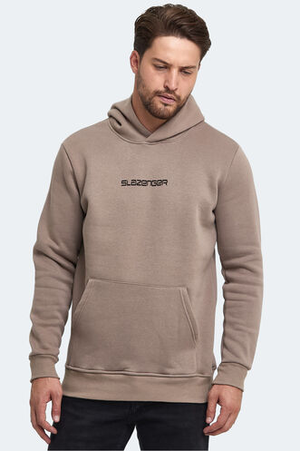 Slazenger BUSTER Men's Sweatshirt Stone Grey - Thumbnail