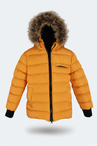 Slazenger CALISTO NEW Children's Jacket & Coat Yellow - Thumbnail