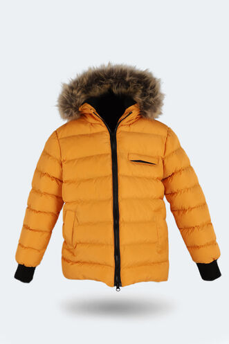 Slazenger CALISTO NEW Children's Jacket & Coat Yellow - Thumbnail