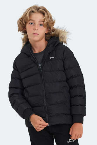 Slazenger - Slazenger CALISTO Unisex Kids Coat & Jacket Black