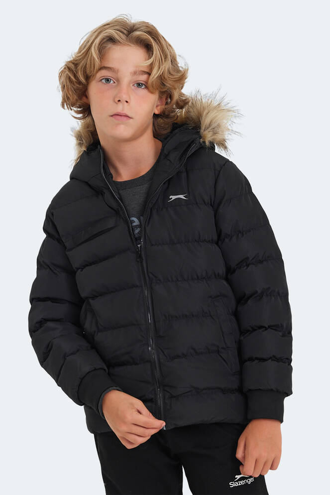 Slazenger CALISTO Unisex Kids Coat & Jacket Black