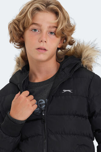 Slazenger CALISTO Unisex Kids Coat & Jacket Black - Thumbnail