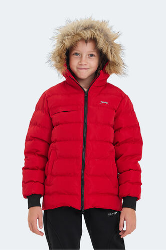 Slazenger CALISTO Unisex Kids Coat & Jacket Red - Thumbnail