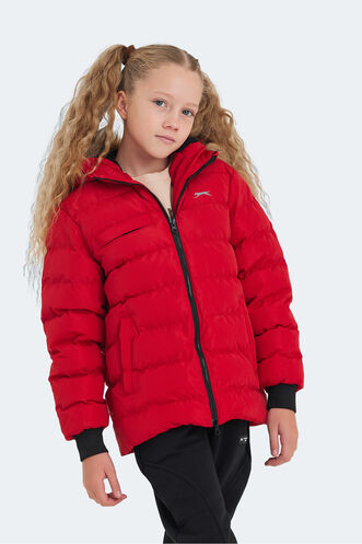 Slazenger CALISTO Unisex Kids Coat & Jacket Red - Thumbnail