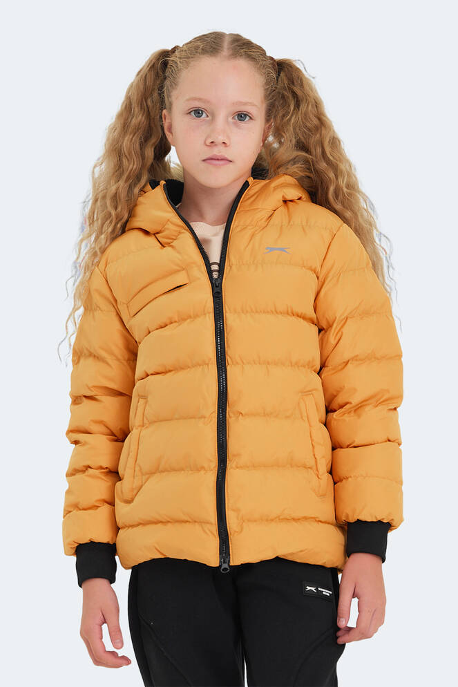 Slazenger CALISTO Unisex Kids Coat & Jacket Yellow