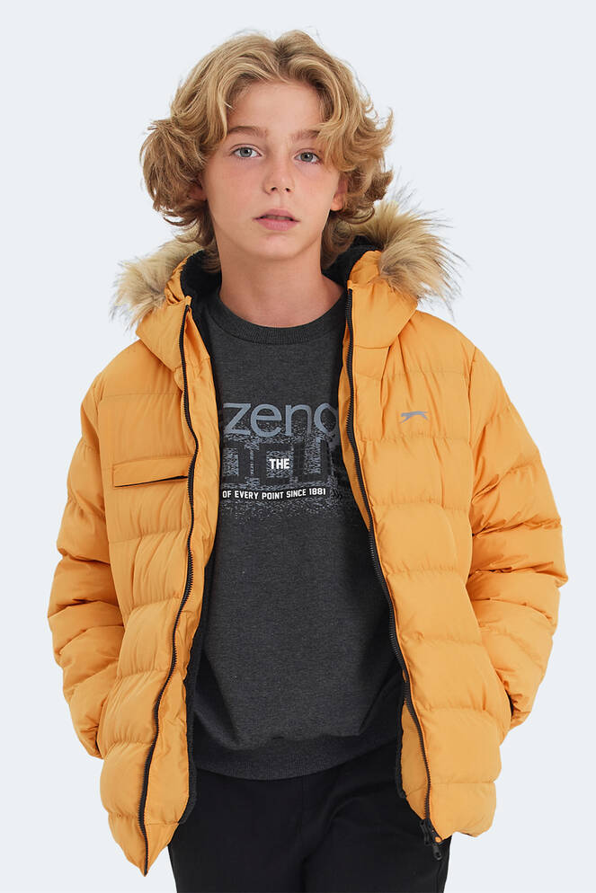 Slazenger CALISTO Unisex Kids Coat & Jacket Yellow