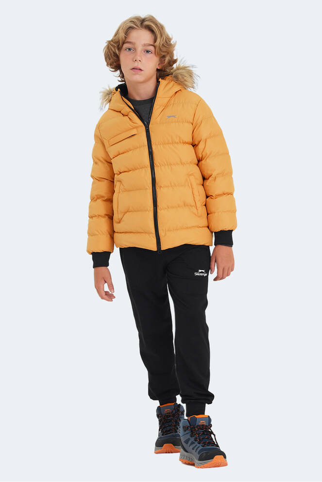 Slazenger CALISTO Unisex Kids Coat & Jacket Yellow