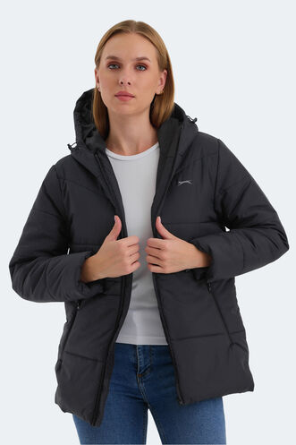 Slazenger CALLU Women's Coat & Jacket Black - Thumbnail