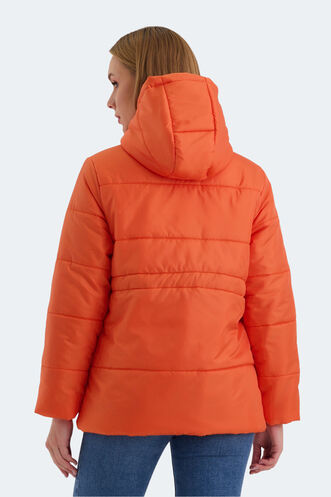 Slazenger CALLU Women's Coat & Jacket Orange - Thumbnail