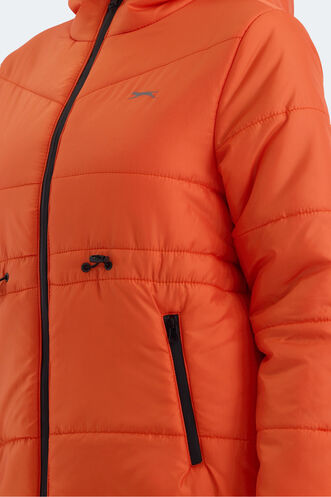 Slazenger CALLU Women's Coat & Jacket Orange - Thumbnail