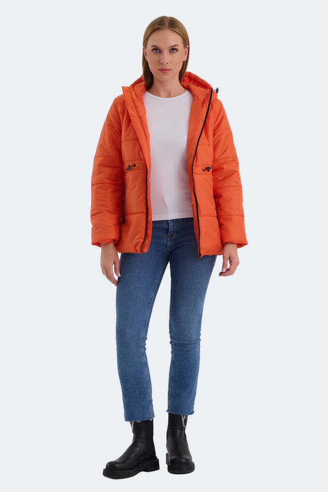 Slazenger CALLU Women's Coat & Jacket Orange