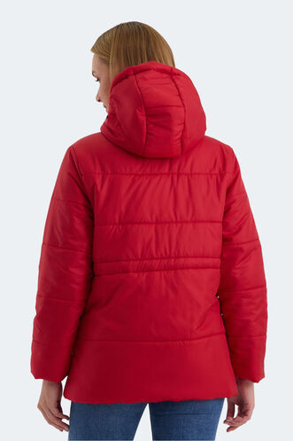 Slazenger CALLU Women's Coat & Jacket Red - Thumbnail