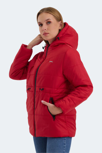 Slazenger CALLU Women's Coat & Jacket Red - Thumbnail