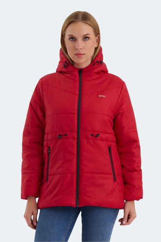 Slazenger CALLU Women's Coat & Jacket Red - Thumbnail