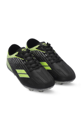 Slazenger CAMBLY Boys' Football Shoes Black - Green - Thumbnail