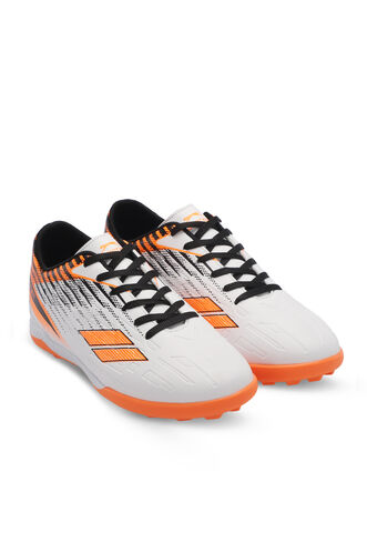 Slazenger CAMBLY Boys' Football Shoes White - Orange - Thumbnail