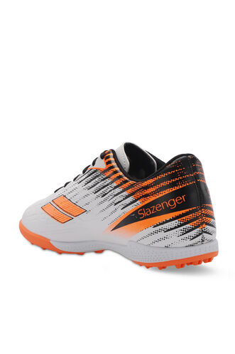 Slazenger CAMBLY Boys' Football Shoes White - Orange - Thumbnail