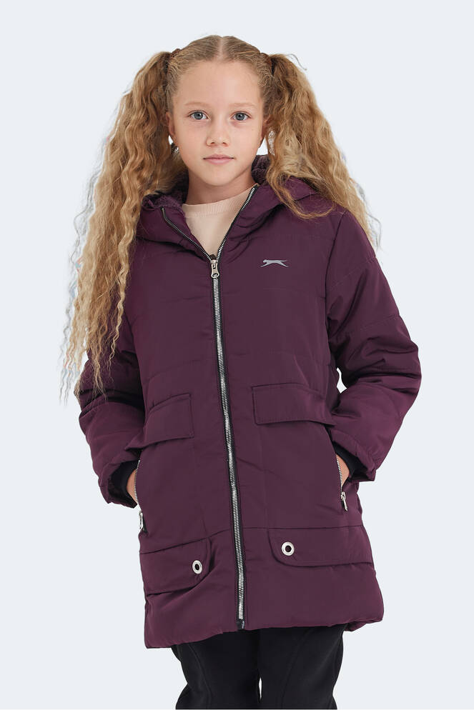 Slazenger CAMELIA Girls' Coat & Jacket Purple