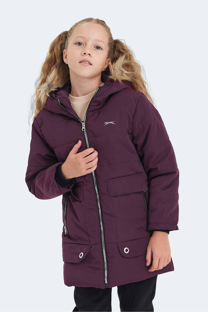 Slazenger CAMELIA Girls' Coat & Jacket Purple