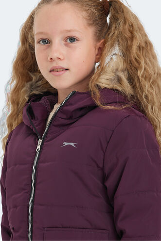 Slazenger CAMELIA Girls' Coat & Jacket Purple - Thumbnail