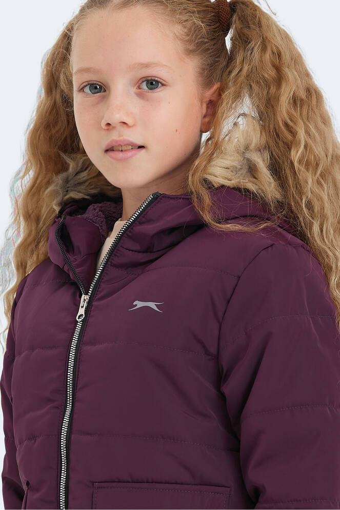 Slazenger CAMELIA Girls' Coat & Jacket Purple