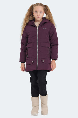 Slazenger CAMELIA Girls' Coat & Jacket Purple - Thumbnail