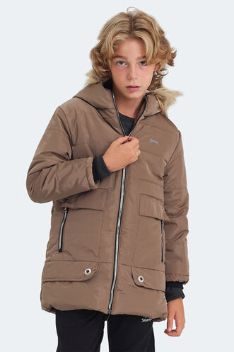 Slazenger CAMELIA Unisex Kids Coat & Jacket Beige - Thumbnail