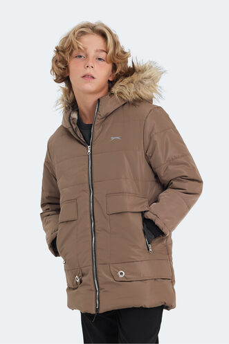 Slazenger CAMELIA Unisex Kids Coat & Jacket Beige - Thumbnail