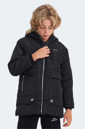 Slazenger - Slazenger CAMELIA Unisex Kids Coat & Jacket Black