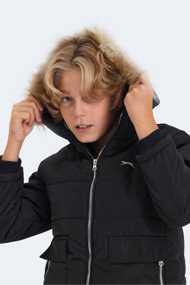 Slazenger CAMELIA Unisex Kids Coat & Jacket Black