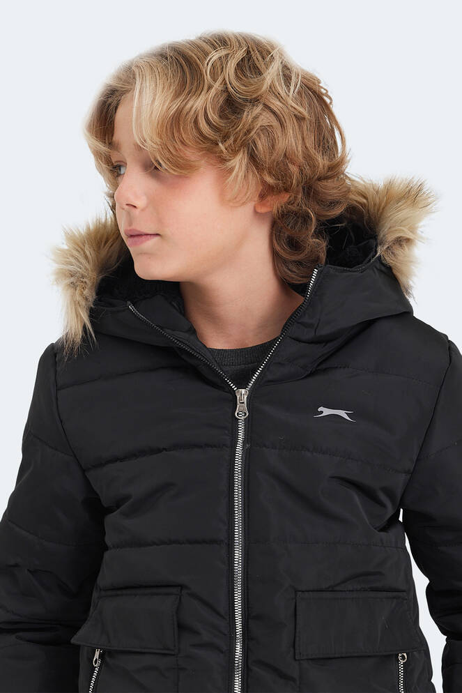 Slazenger CAMELIA Unisex Kids Coat & Jacket Black