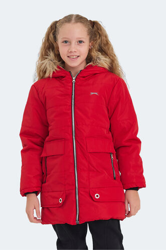 Slazenger - Slazenger CAMELIA Unisex Kids Coat & Jacket Red