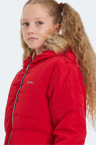 Slazenger CAMELIA Unisex Kids Coat & Jacket Red - Thumbnail