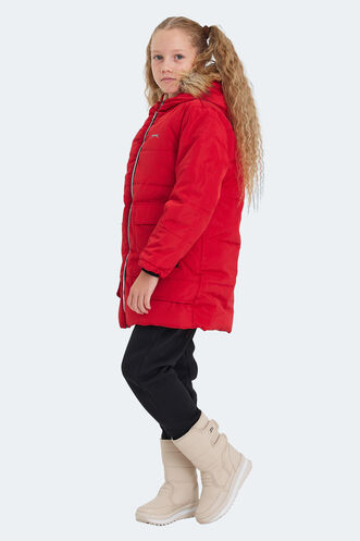 Slazenger CAMELIA Unisex Kids Coat & Jacket Red - Thumbnail