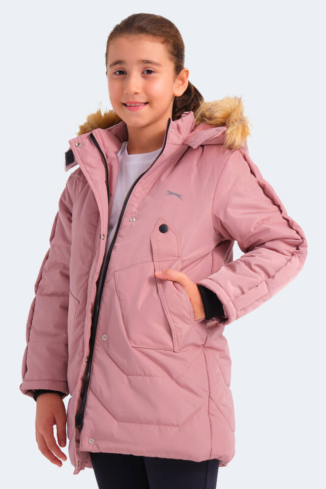 Slazenger CAMRON Girls' Coat & Jacket Powder