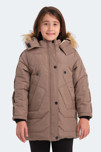 Slazenger CAMRON Unisex Kids Coat & Jacket Beige - Thumbnail