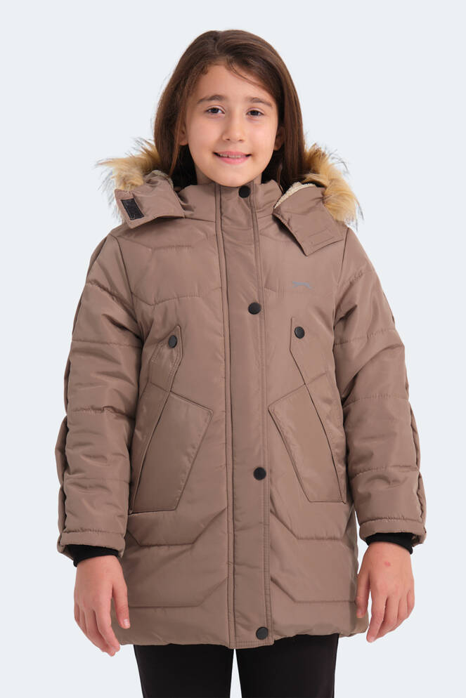 Slazenger CAMRON Unisex Kids Coat & Jacket Beige