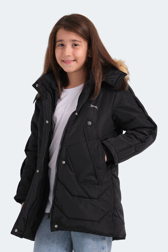 Slazenger - Slazenger CAMRON Unisex Kids Coat & Jacket Black