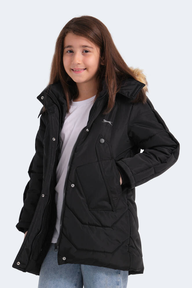 Slazenger CAMRON Unisex Kids Coat & Jacket Black