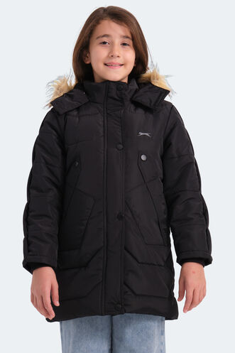 Slazenger CAMRON Unisex Kids Coat & Jacket Black - Thumbnail